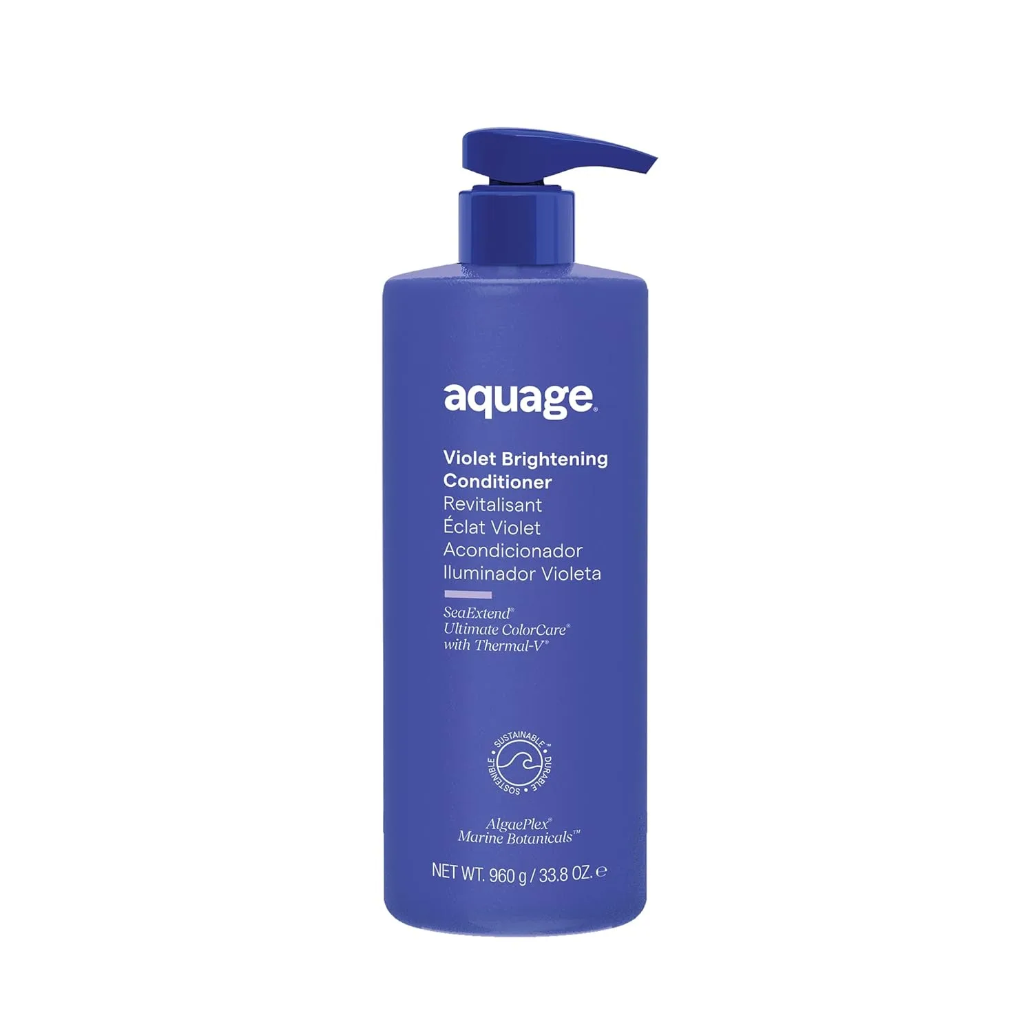 Aquage Фиолетовый осветляющий кондиционер для волос, 227 мл. 976 мл (.)