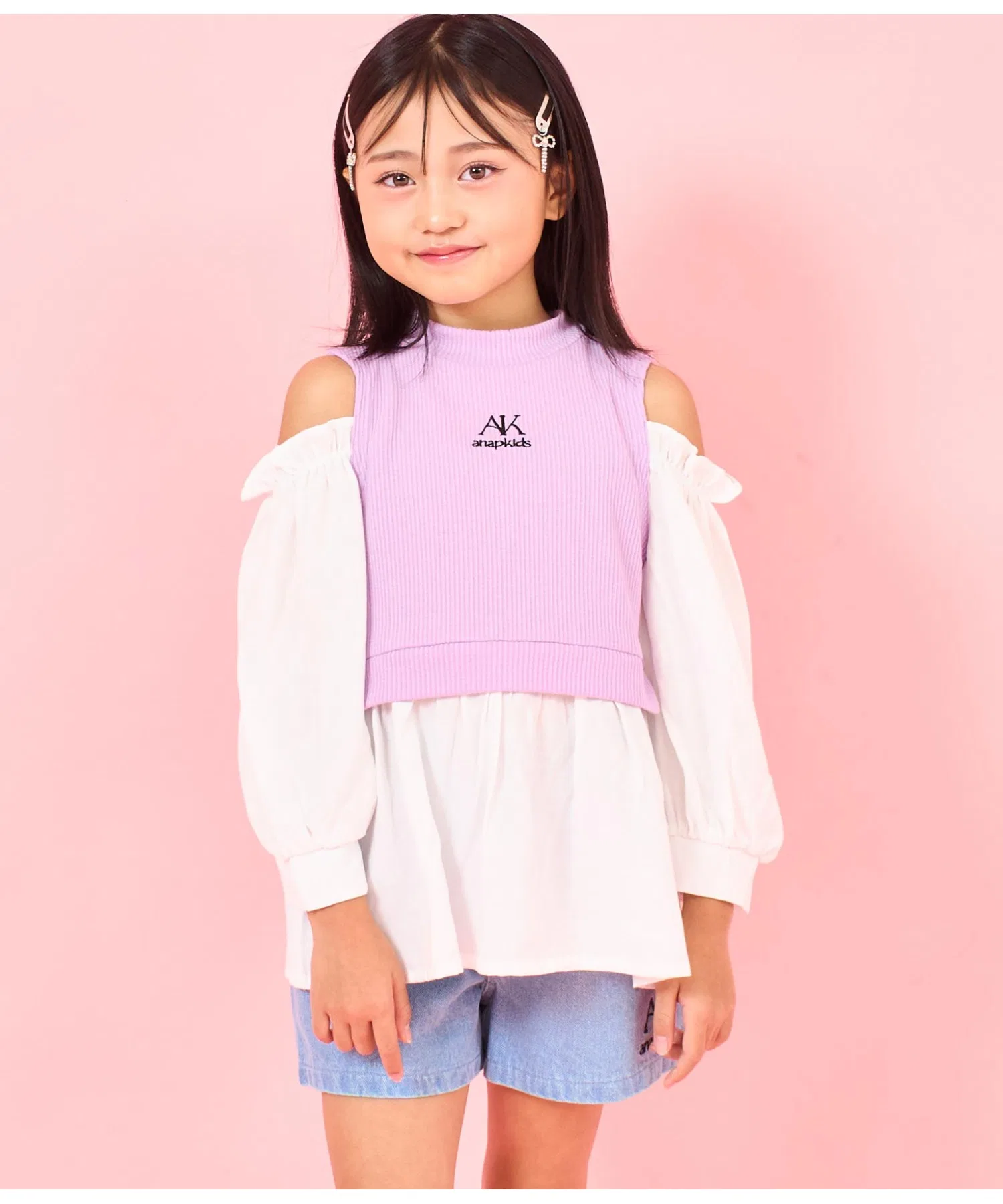 Детская футболка-блузка ANAP kids белая — фото 3