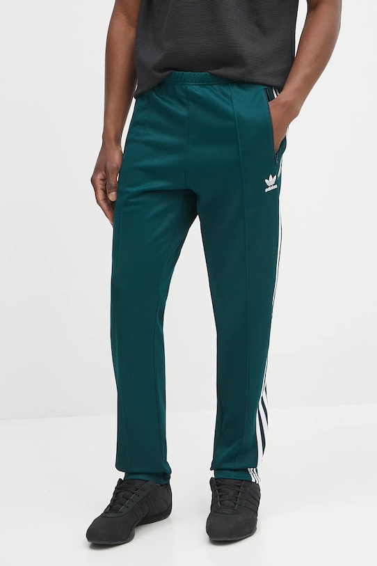 

Джинсовые спортивные брюки Denim TP Adidas Originals, зеленый