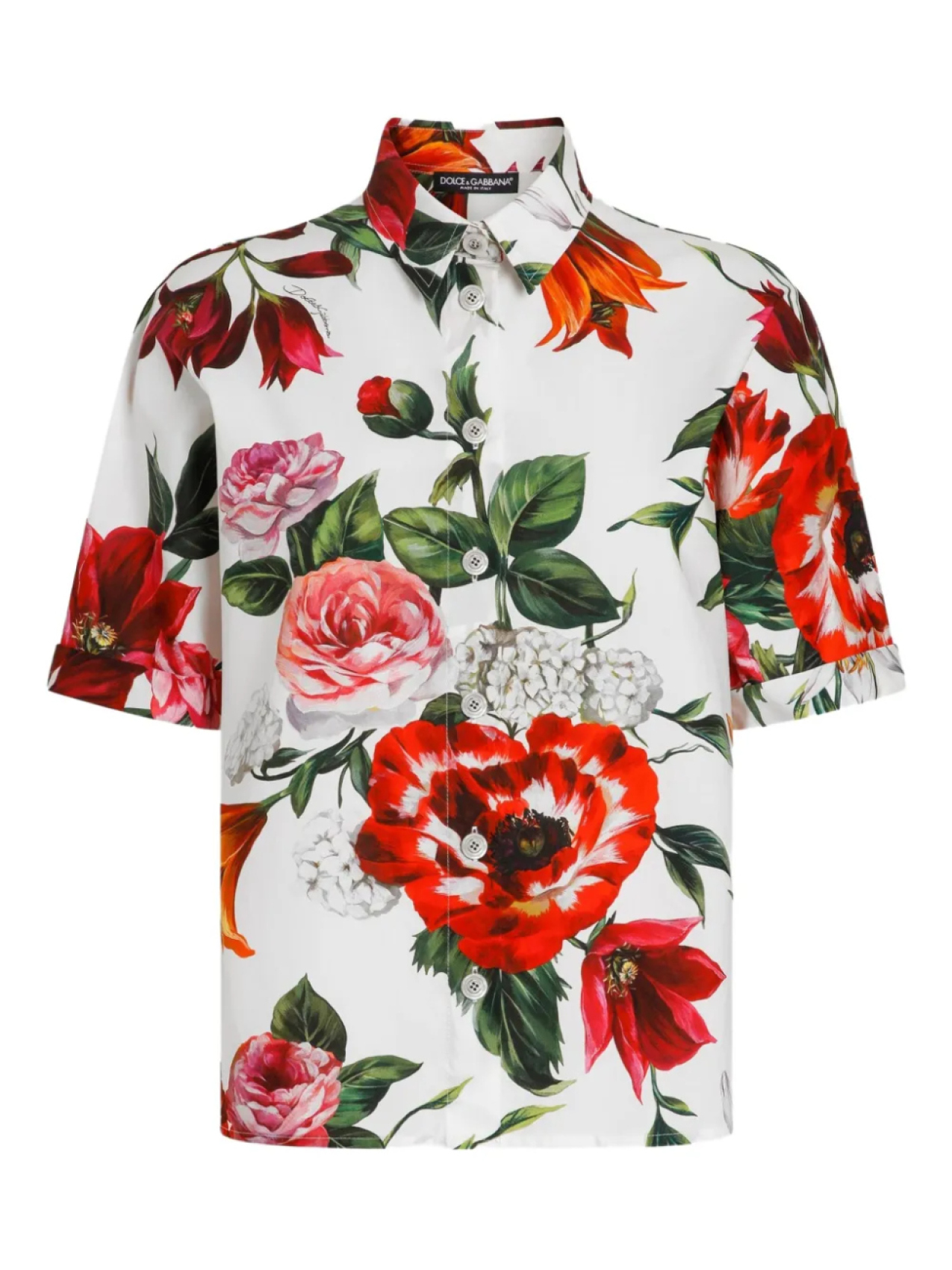 

Dolce & Gabbana рубашка на пуговицах, белый