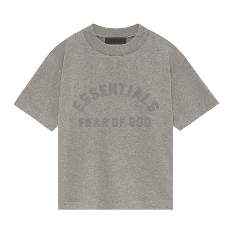 

Футболка Fear of God Essentials Kids Short-Sleeve Tee, цвет Heather Grey