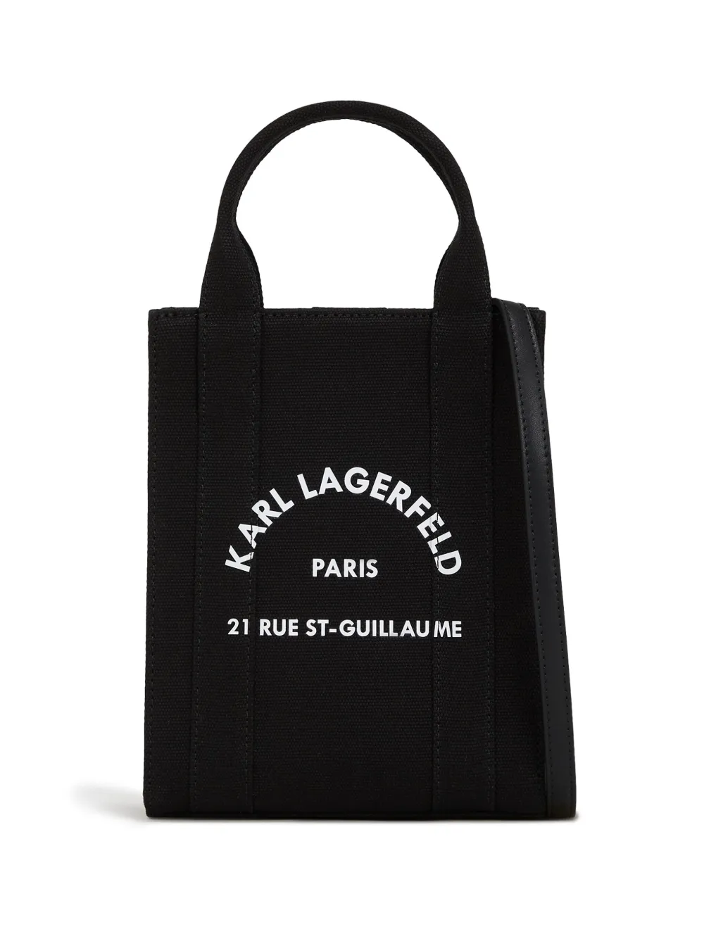 

Маленькая сумка-тоут Rue St-Guillaume Square KARL LAGERFELD, черный