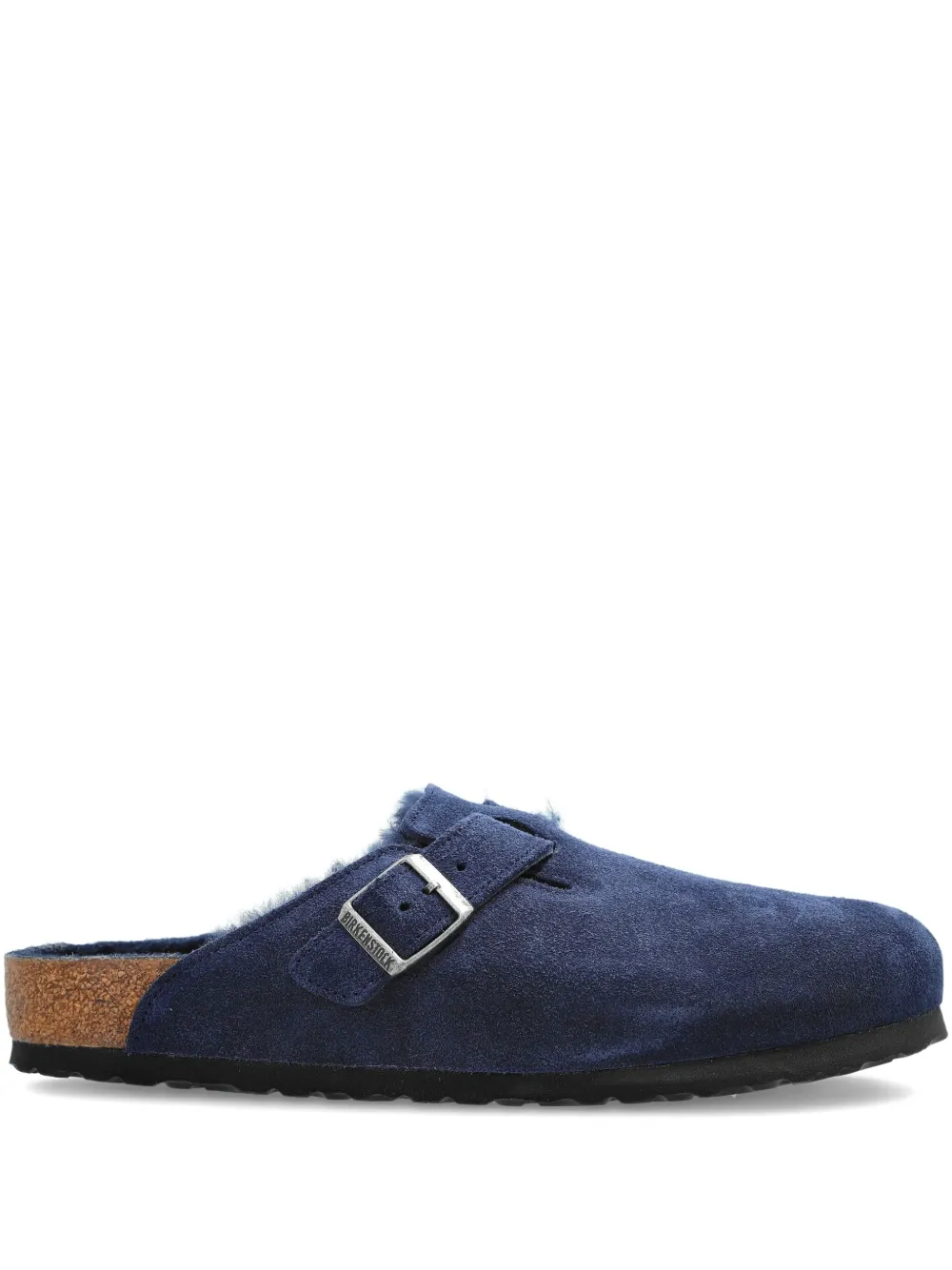 

Замшевые сандалии с пряжками BIRKENSTOCK, синий