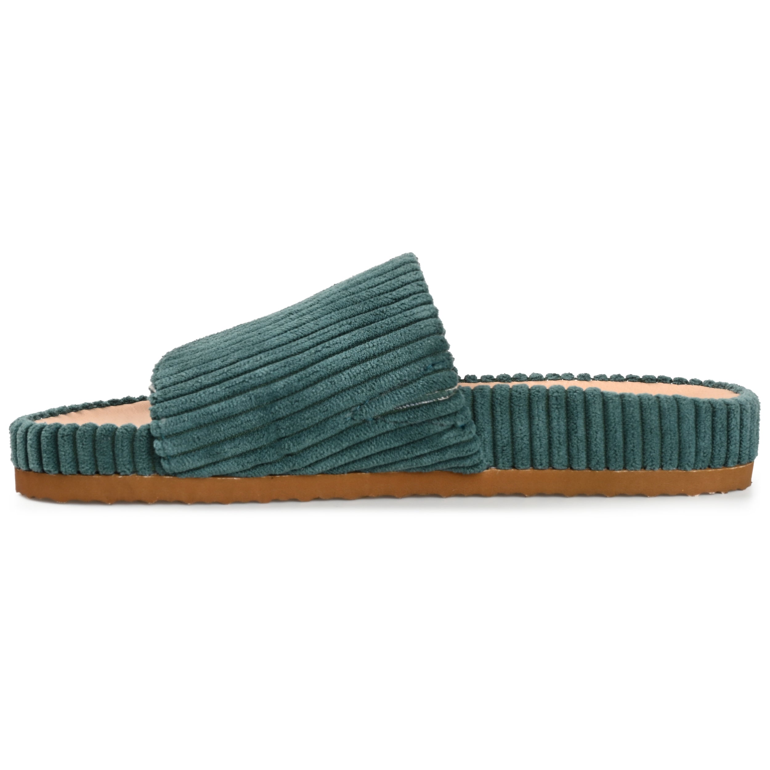 Женские тапочки Tru Comfort Foam Aveline из коллекции Journee, цвет forest — фото 2