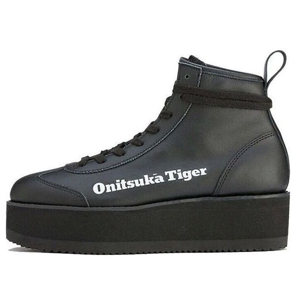 Кроссовки delegate chunk высокие кеды Onitsuka Tiger, черный