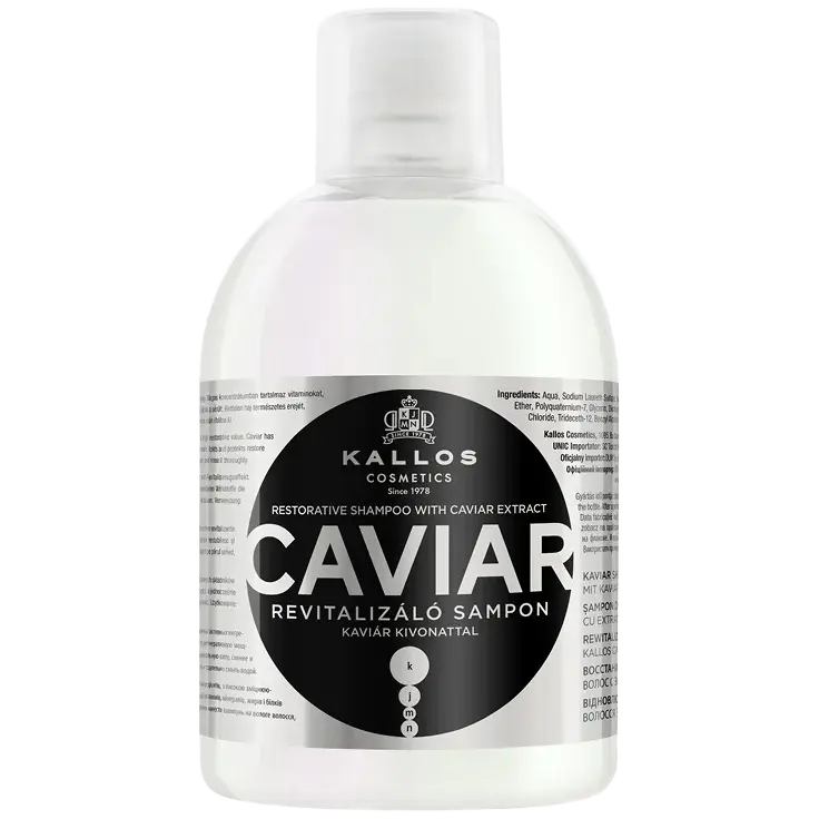 

Регенерирующий шампунь с экстрактом икры Kallos Caviar, 1000 мл