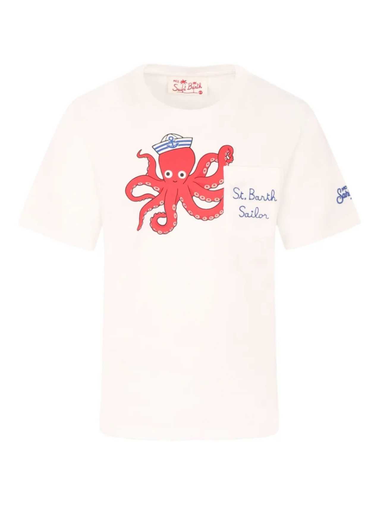 

Футболка из хлопка MC2 Saint Barth Kids, белый