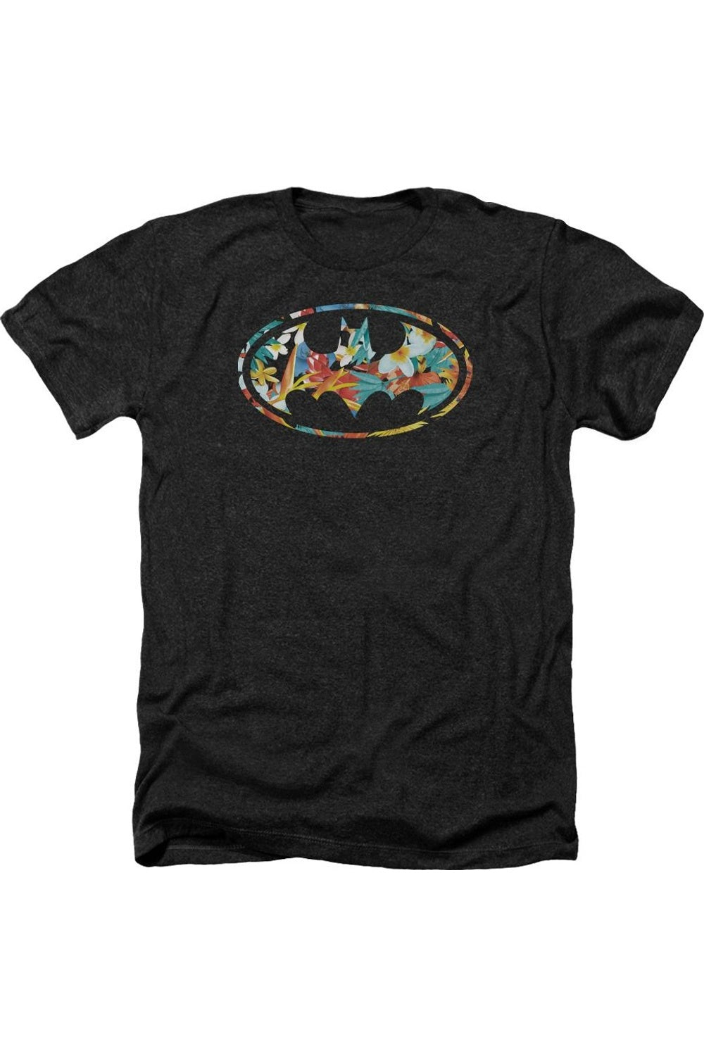 

Футболка / футболка Batman Hawaiian Bat Adult Heather Gildan, черный