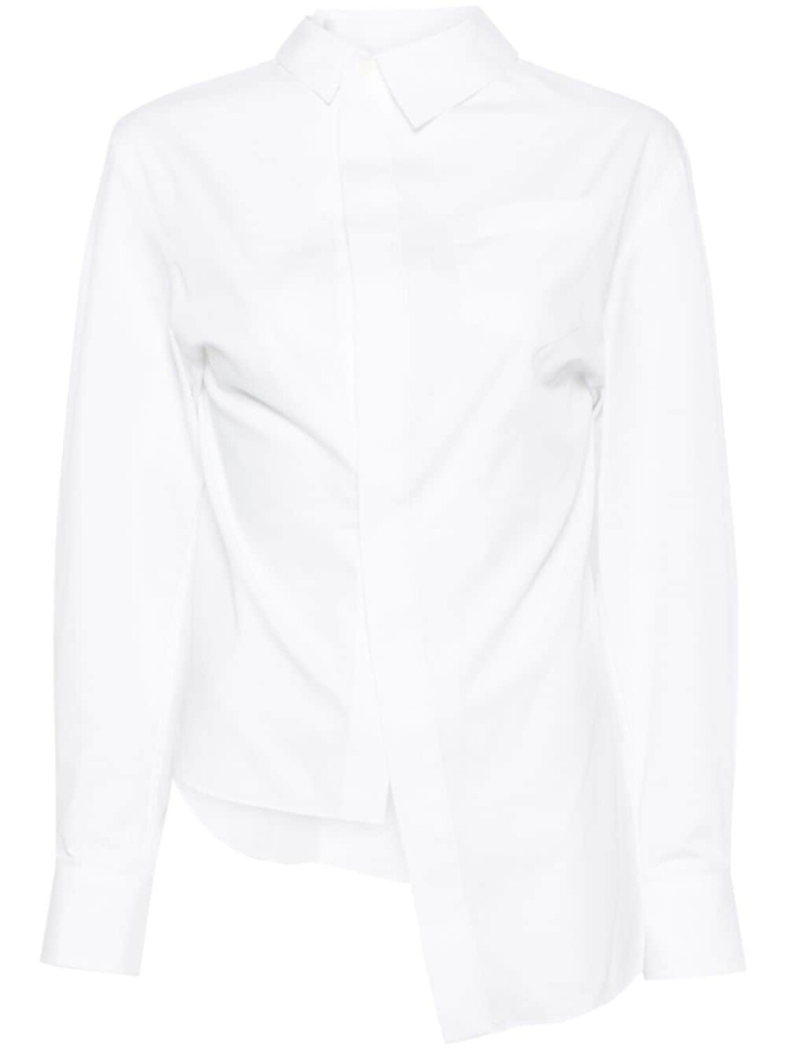 

Sacai асимметричная рубашка, белый