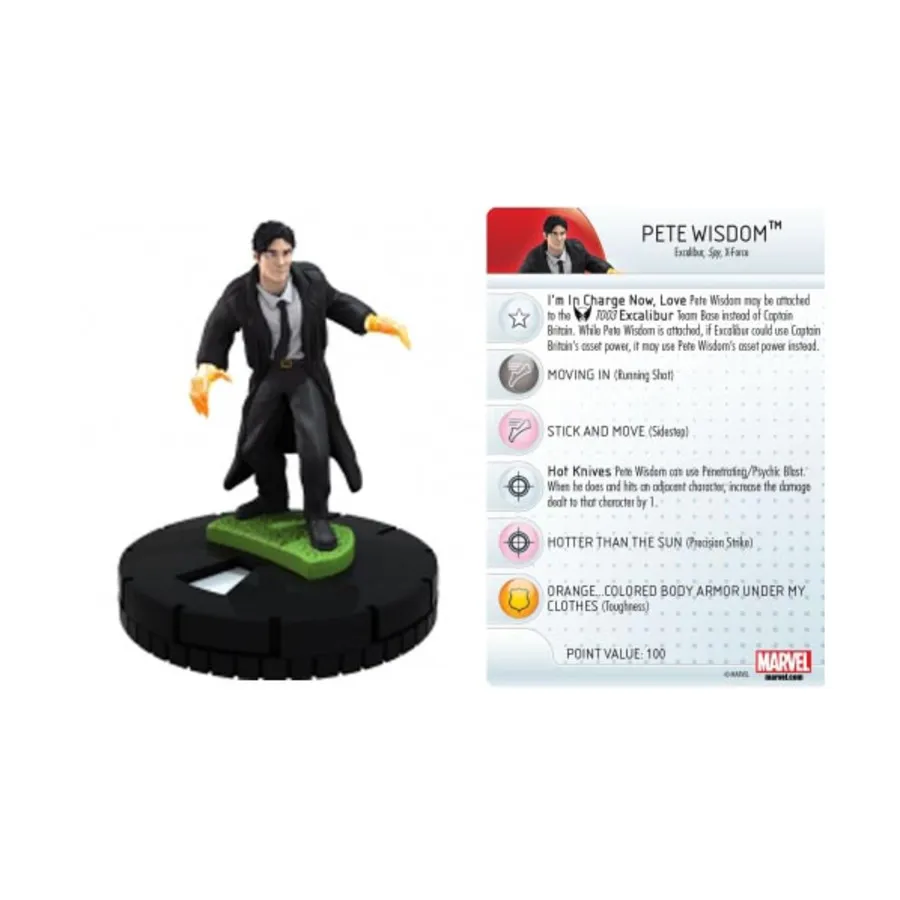 

Пит Уиздом (P), Marvel HeroClix - Promo Figures - Singles