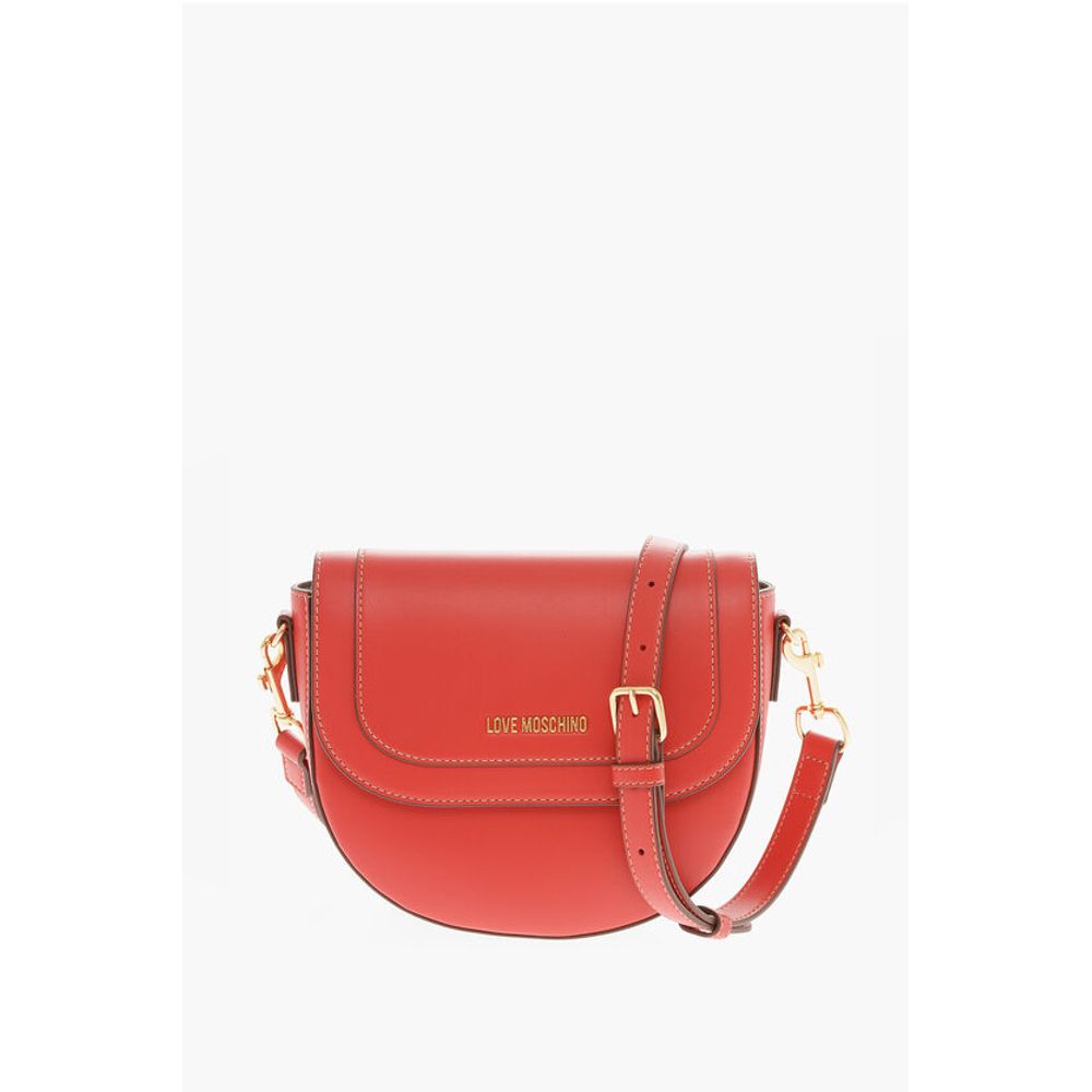 

Сумка-седло LOVE из искусственной кожи со съемным плечевым ремнем Moschino, красный