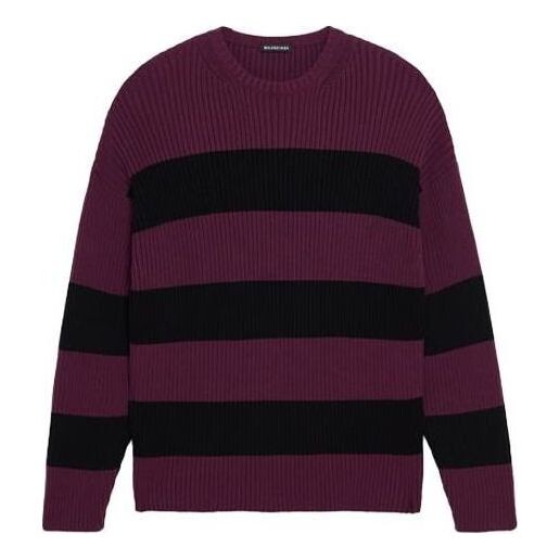 

Свитер border bb knit sweater 'purple black' Balenciaga, фиолетовый