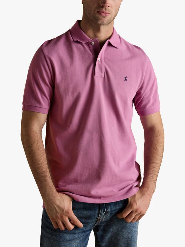 

Хлопковая поло с коротким рукавом Woody Joules, Lilac Purple