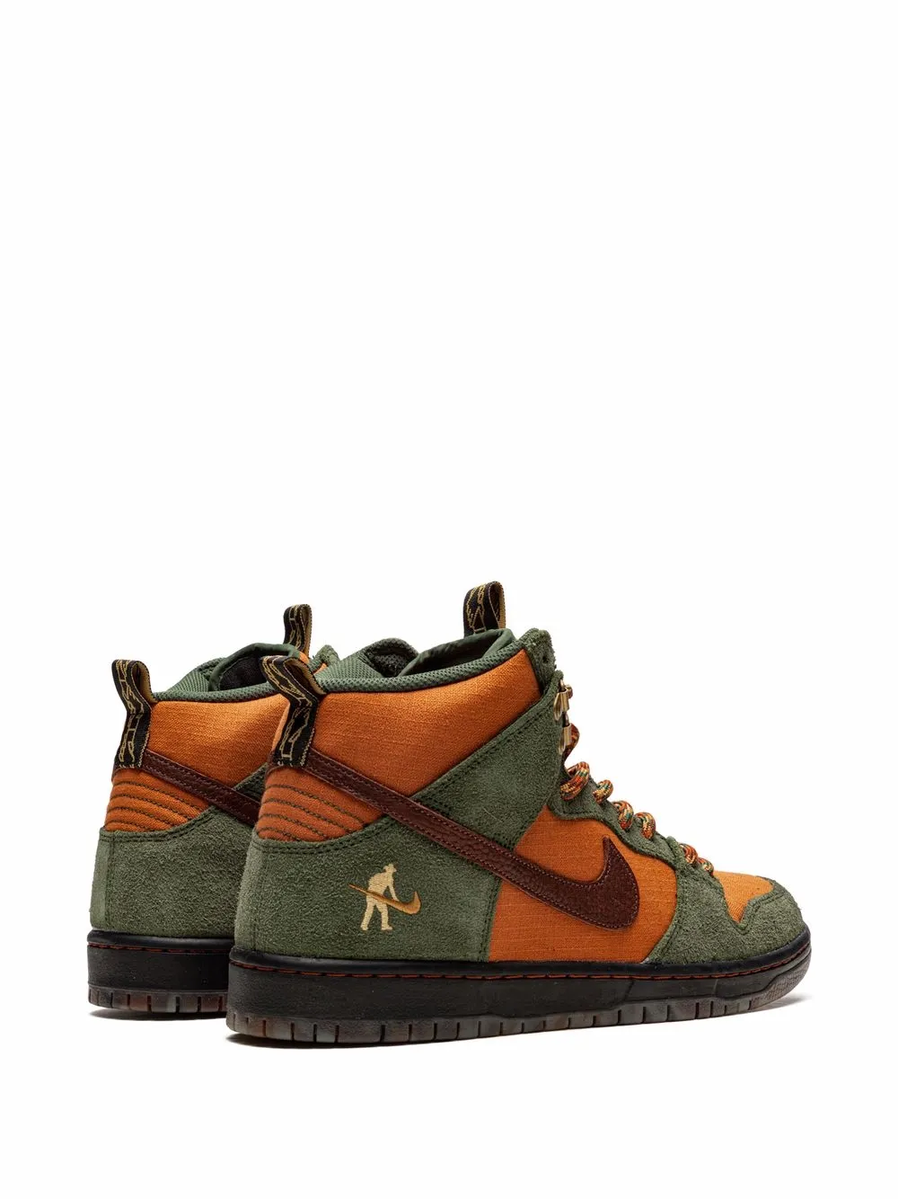 Кроссовки SB Dunk High Work Boots из коллаборации с Pass~Port Nike, зеленый — фото 3
