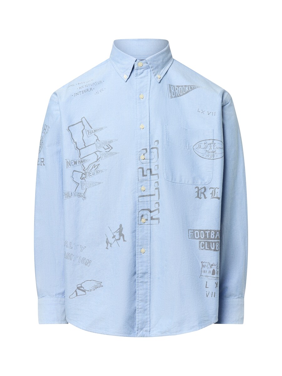 

Рубашка на пуговицах классического кроя Polo Ralph Lauren, Light blue