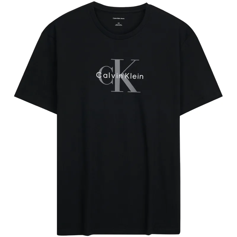 Футболка унисекс с круглым вырезом Calvin Klein, UB1-Space Black