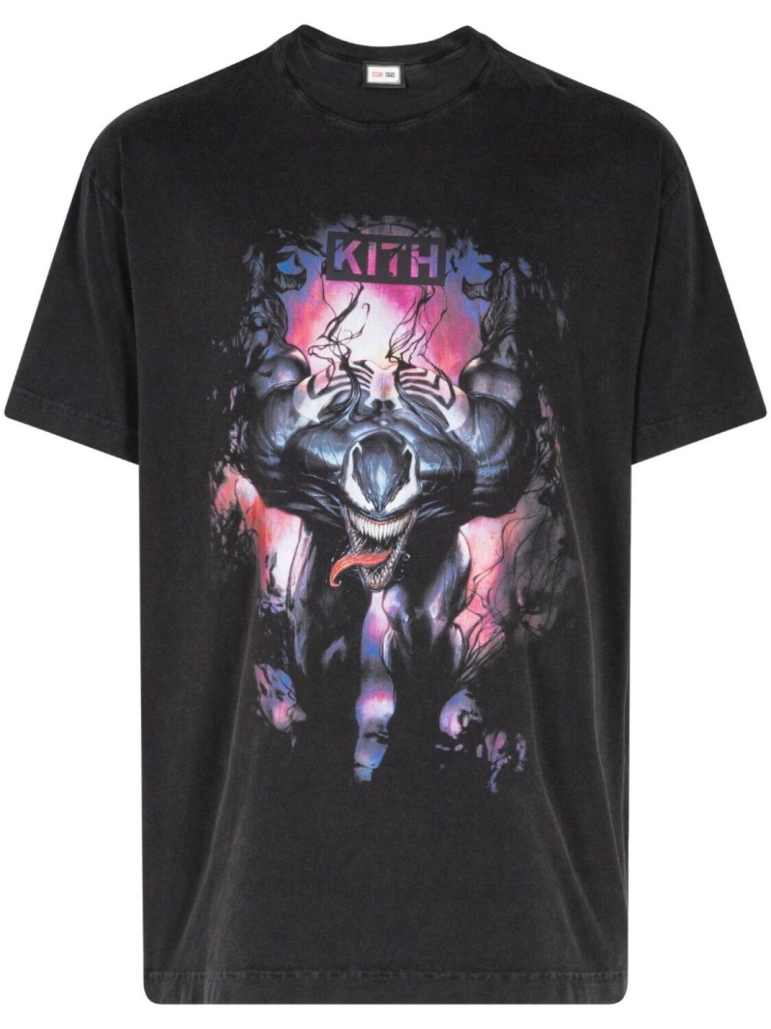 

KITH футболка Symbiote Vintage из коллаборации с Marvel, черный
