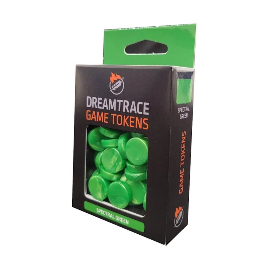 

Игровые жетоны — спектральный зеленый, DreamTrace Game Supplies