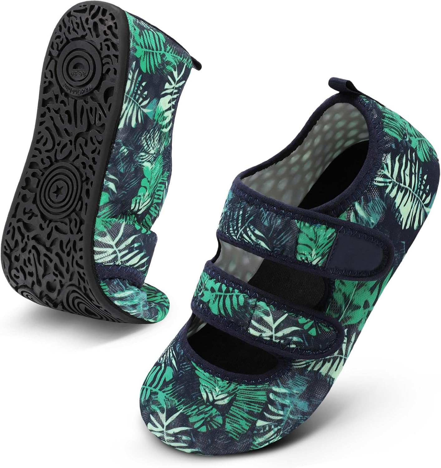 

Обувь для воды Barerun для женщин и мужчин, широкая, пляжная, плавательная, аквааэробика, быстросохнущие, для бассейна, реки, моря, сандалии, нескользящие, Palm