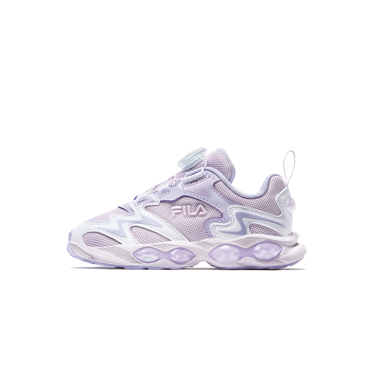 Детские беговые кроссовки Heritage FHT с амортизацией FILA KIDS, F-LW Light Lavender/FILA White