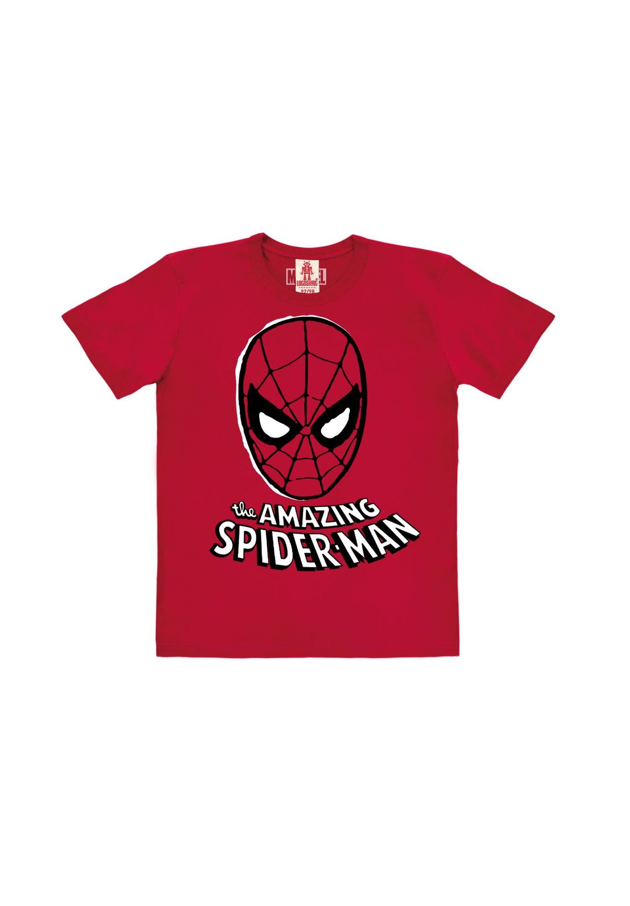 

Футболка Organic Kids из комиксов Marvel - Человек-Паук LOGOSHIRT, красный