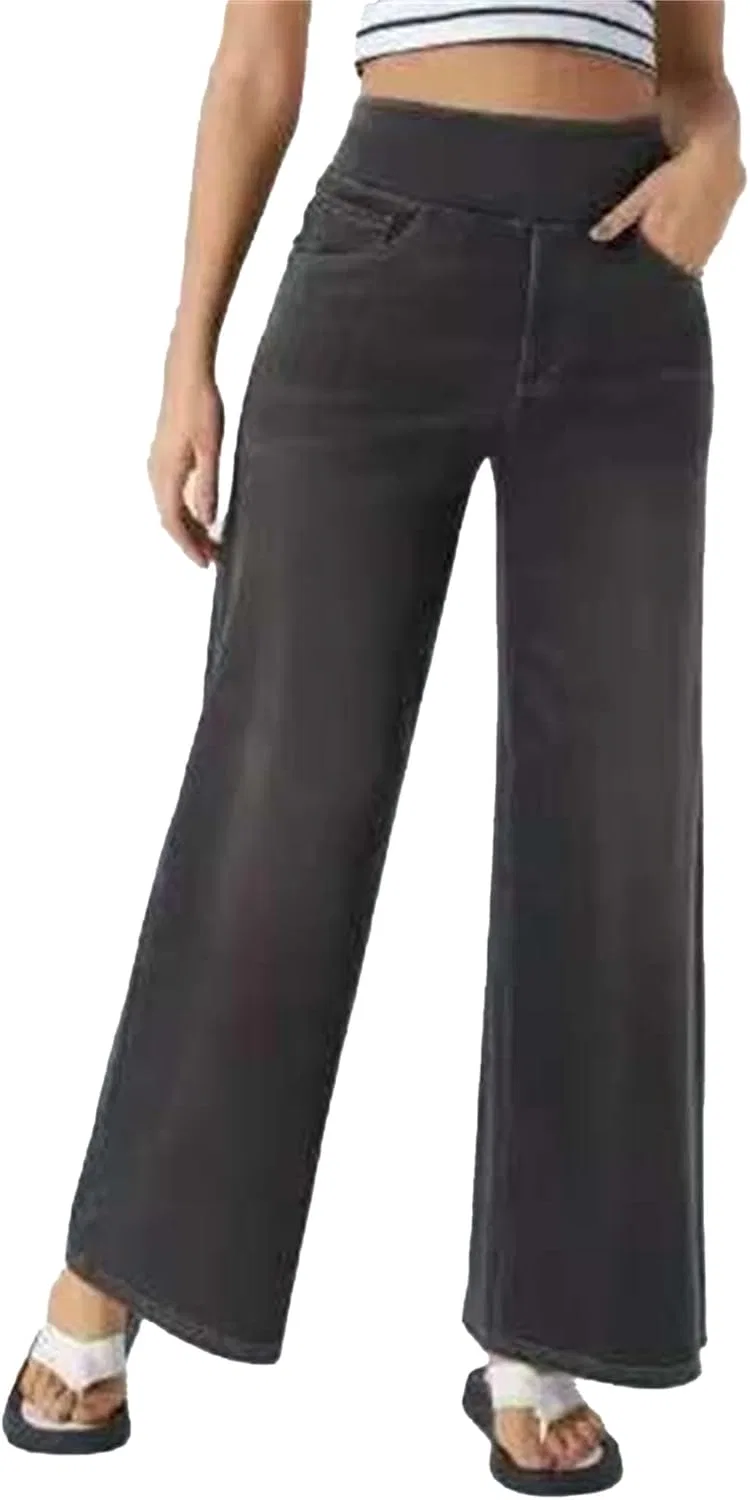 Джинсы широкие женские Trendy, Dark Coffee
