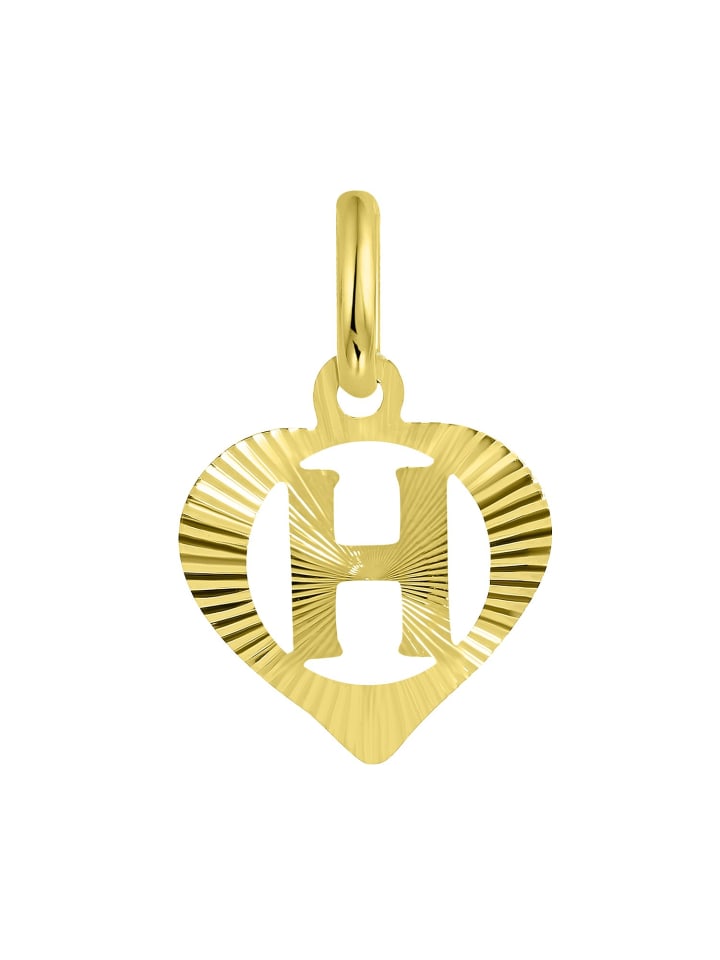 

Подвеска из золота 375 пробы в виде буквы «H» Lucardi