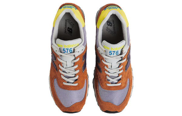 Кроссовки 576 made in england 'apricot' New Balance, мультиколор — фото 4