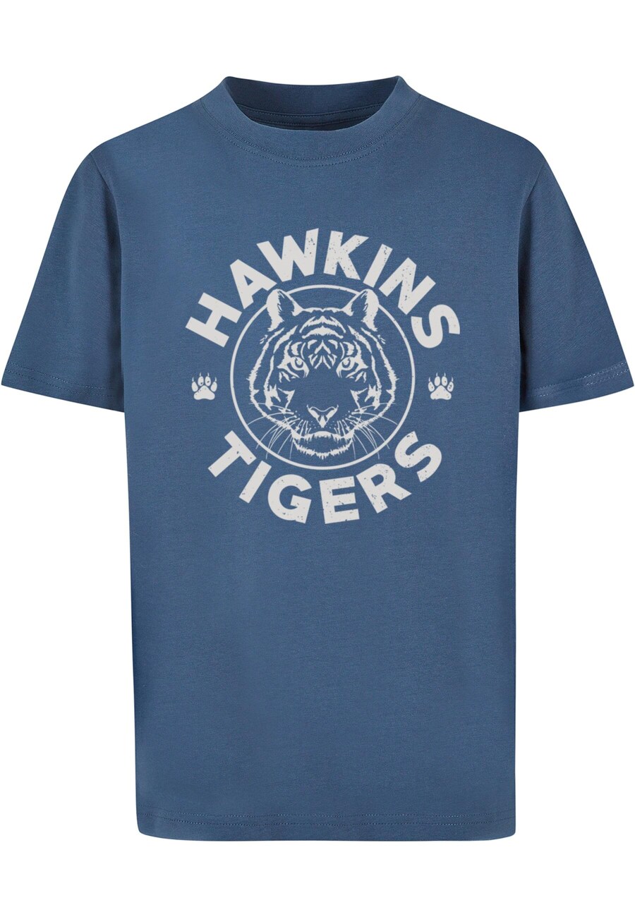 

Рубашка ABSOLUTE CULT Stranger Things - Hawkins Tigerr, темно-синий