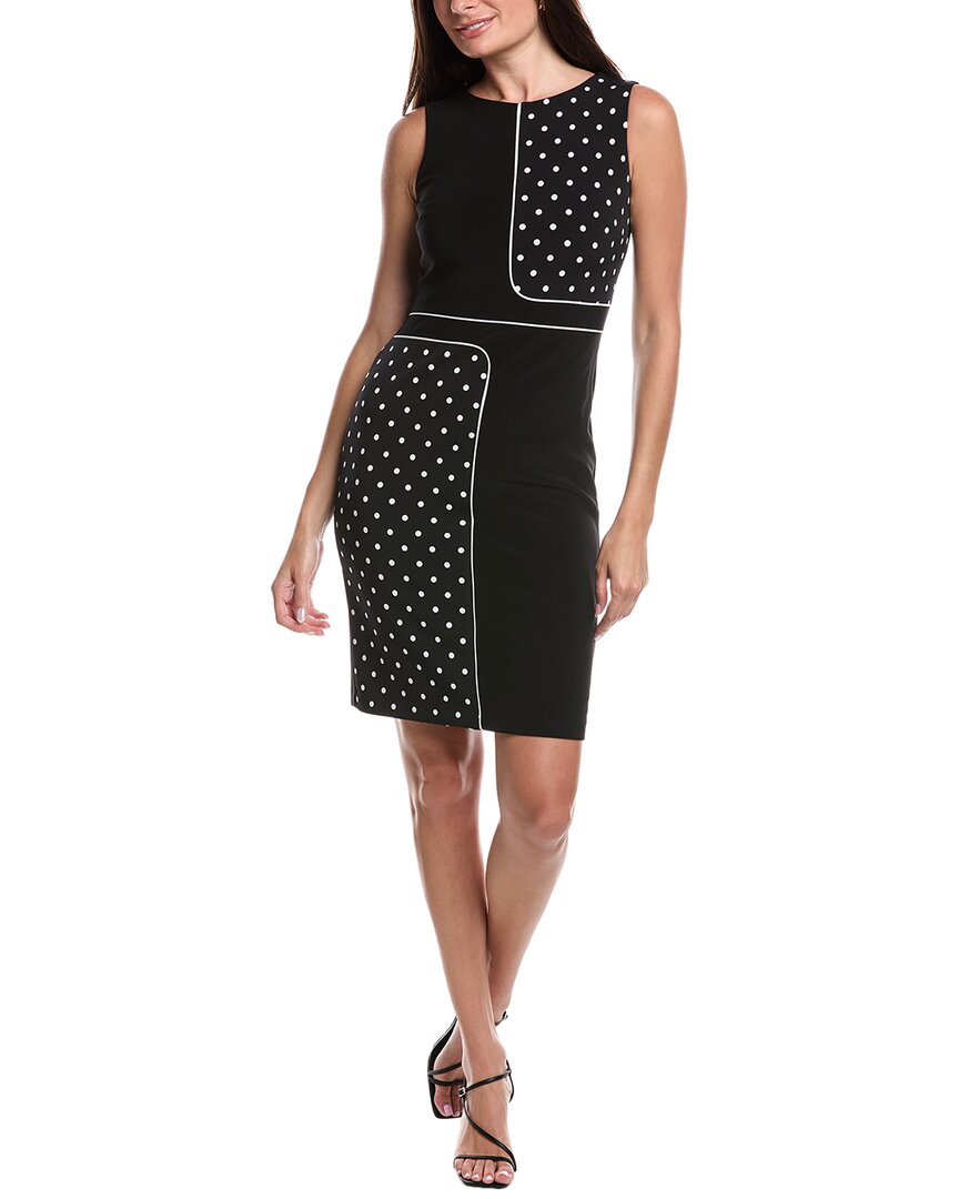 

Платье-футляр Joseph Ribkoff с отделкой, черный