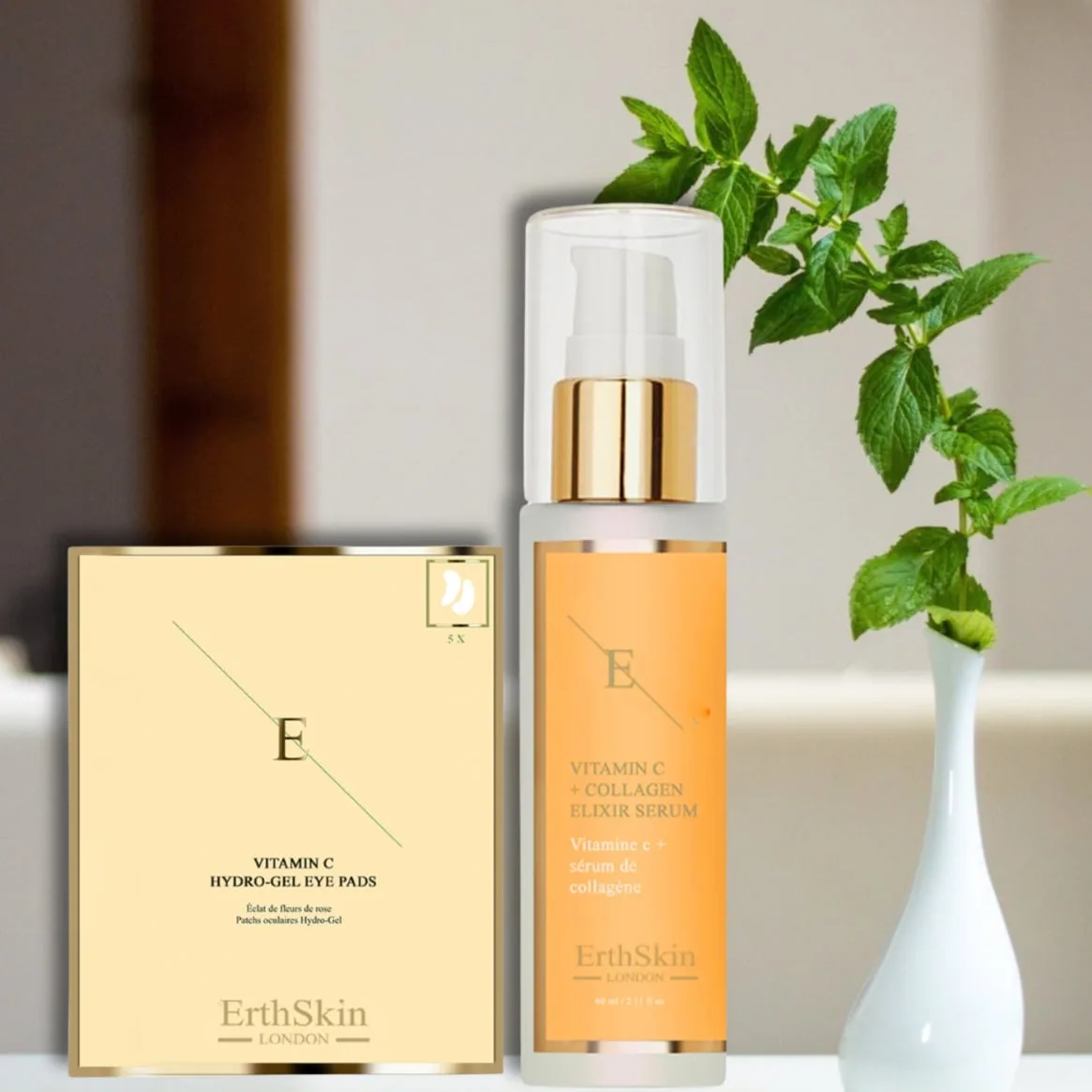 Набор ErthSkin London — Для ухода за лицом с витамином С для области вокруг глаз (дуэт) , 1 шт, 60 мл — фото 3