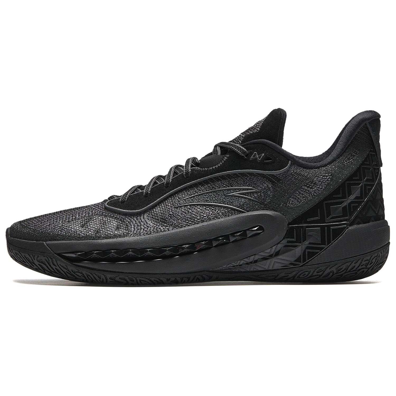 

Баскетбольные кроссовки Tide 6 Basketball Shoes Men Low-Top Black Anta