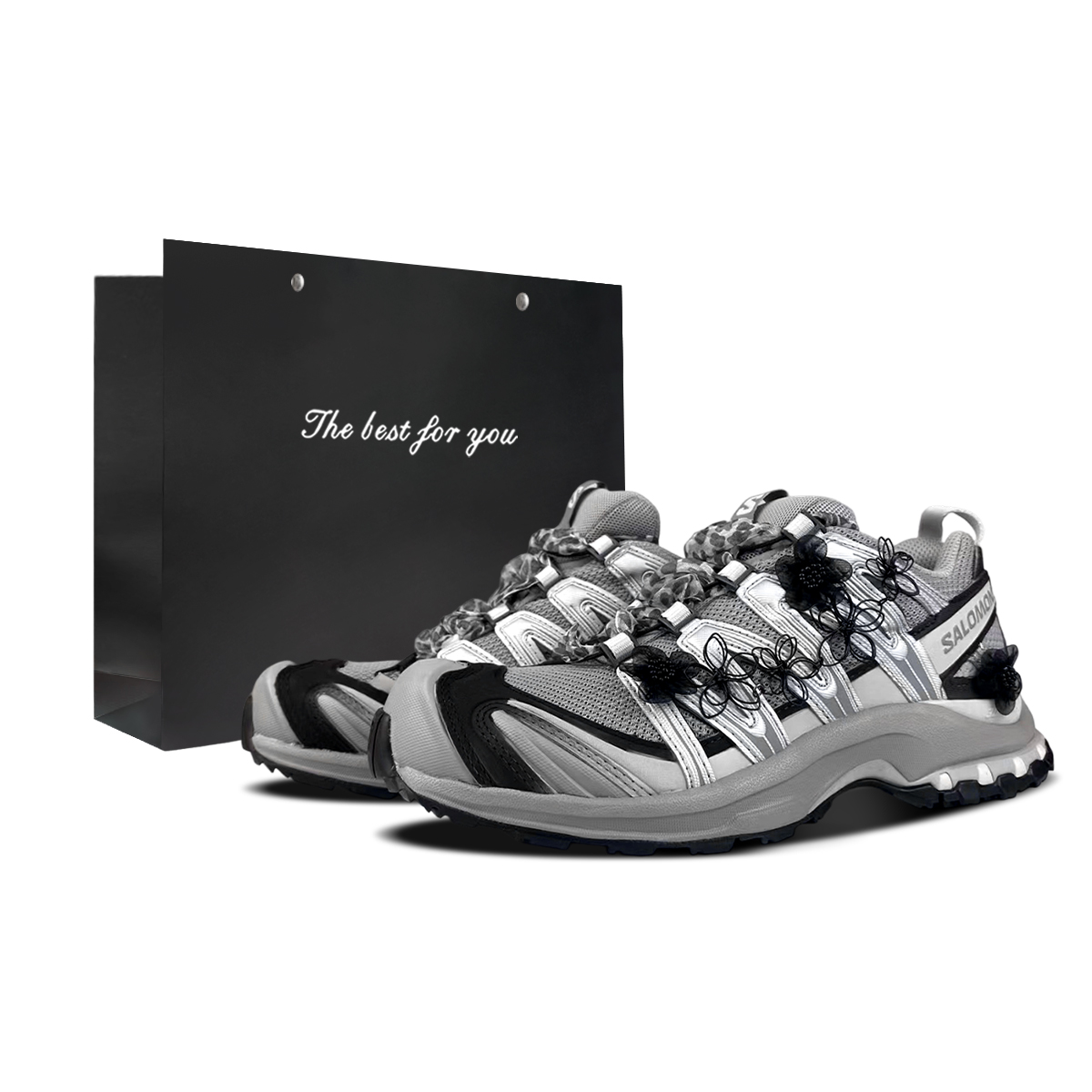 

Кроссовки для трейлраннинга и тренировок XA PRO 3D Cushioning Support Low top Unisex SALOMON, серебро