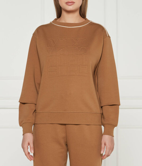 

Толстовка женская Max Mara Leisure с объемным принтом, коричневый
