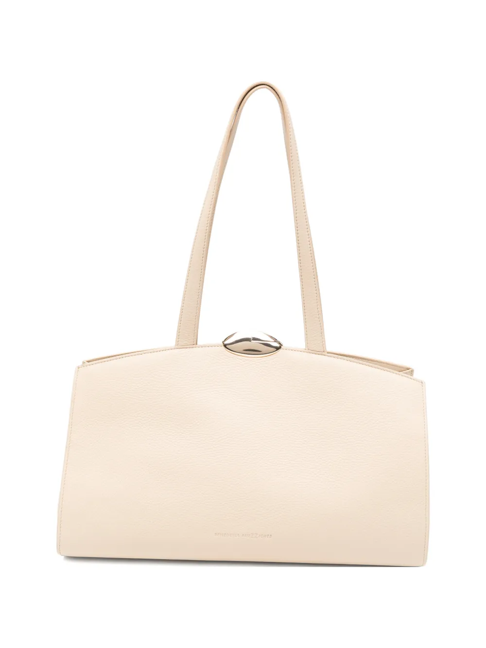 

Большая сумка-тоут Serena из зернистой кожи Benedetta Bruzziches, бежевый