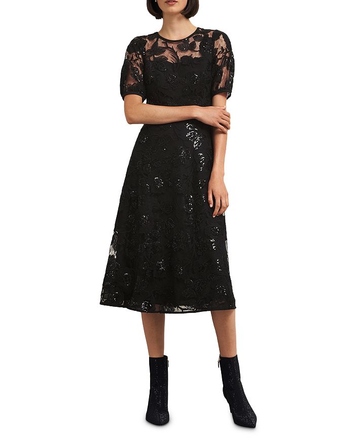 

Кружевное платье Ami HOBBS LONDON, черный