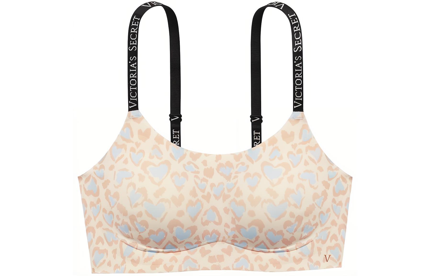 

Купальник-боди Jelly Strip Camisole Series Victoria's Secret в сине-коричневом леопардовом принте