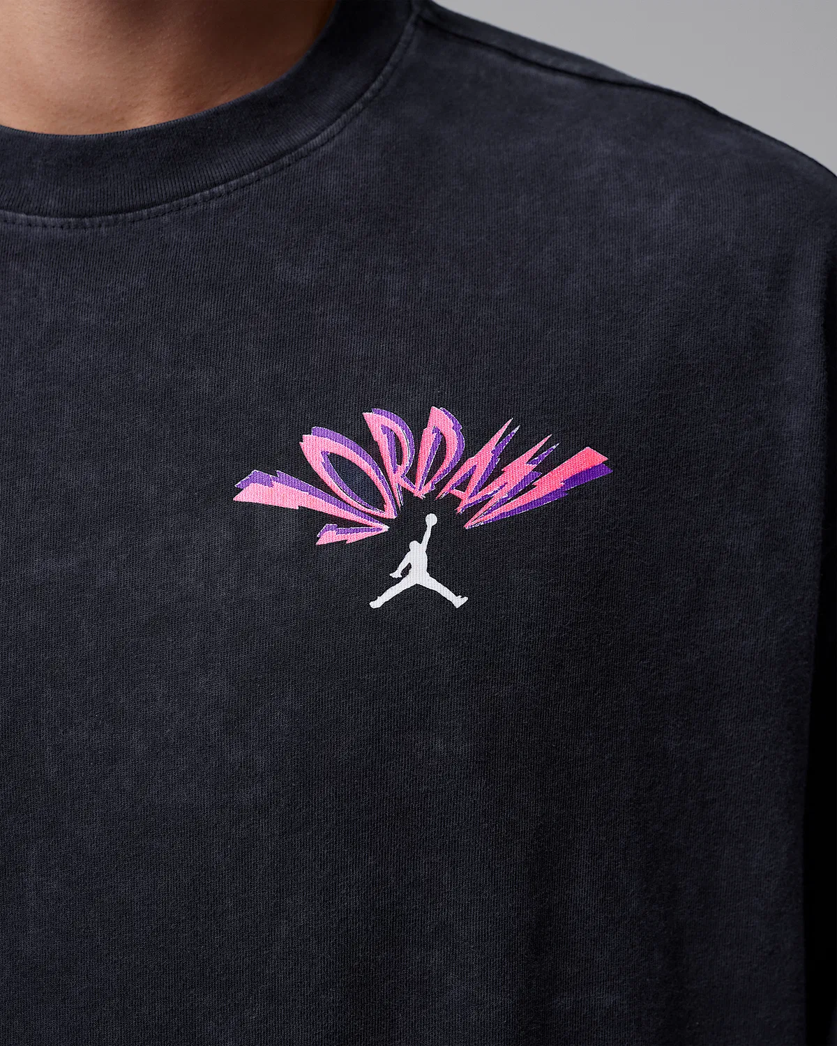 Мужская футболка Jordan Flight, Black/White — фото 4