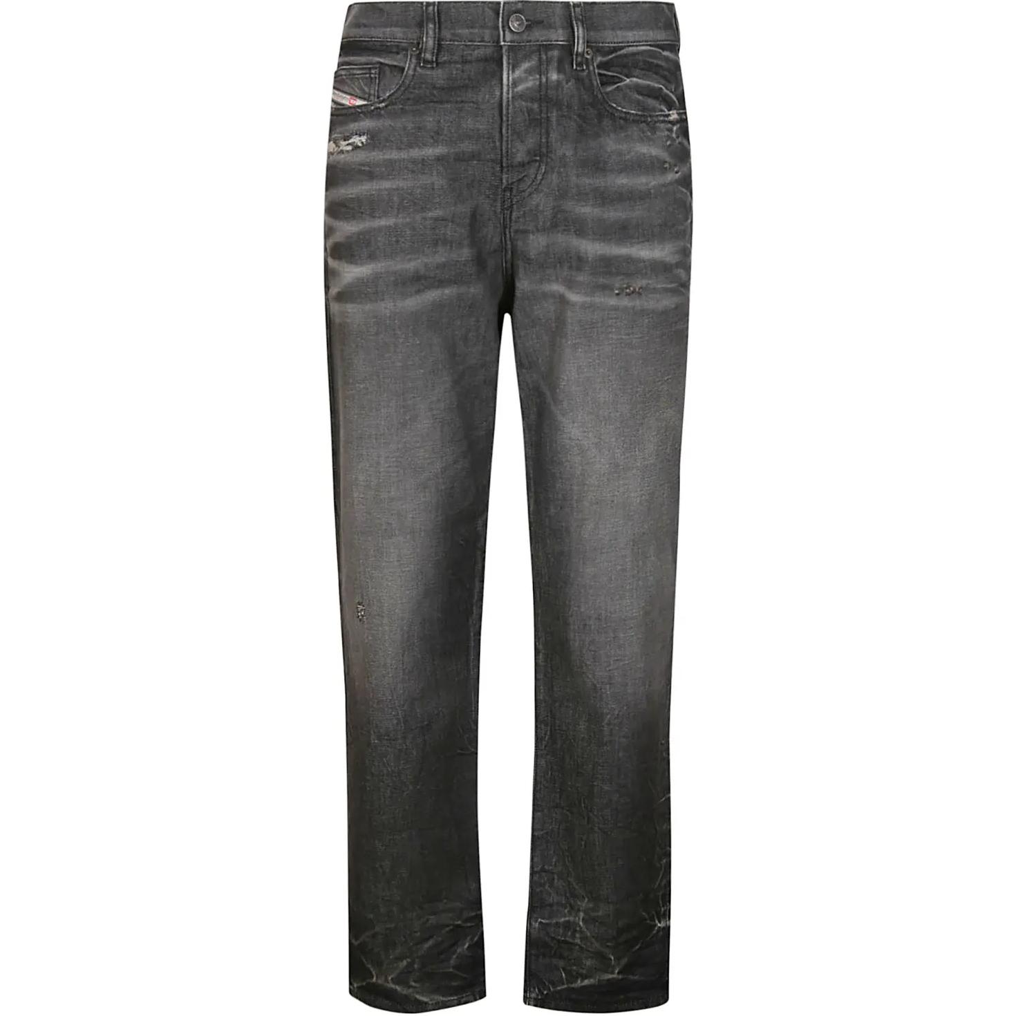 

D Viker потертые джинсы с эффектом выцветания DIESEL, черный