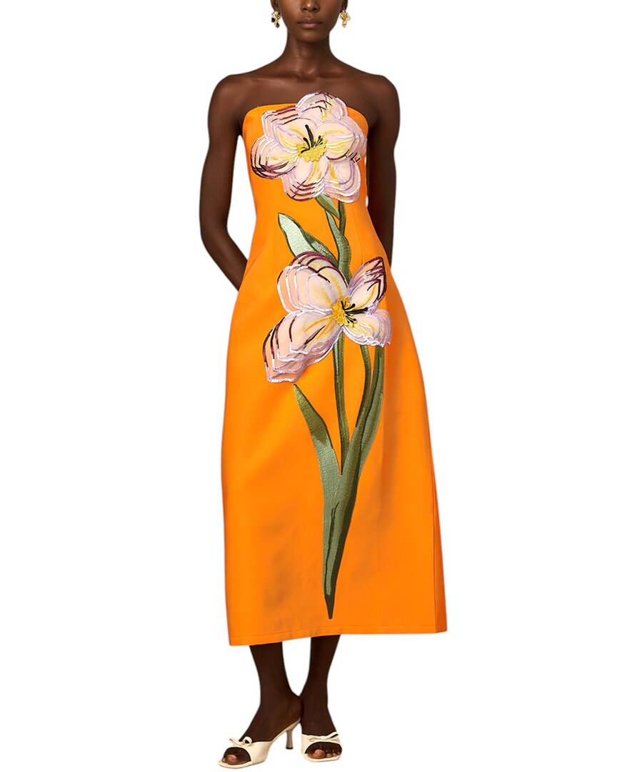 

Платье макси Эмма Уэй Emma Way, оранжевый