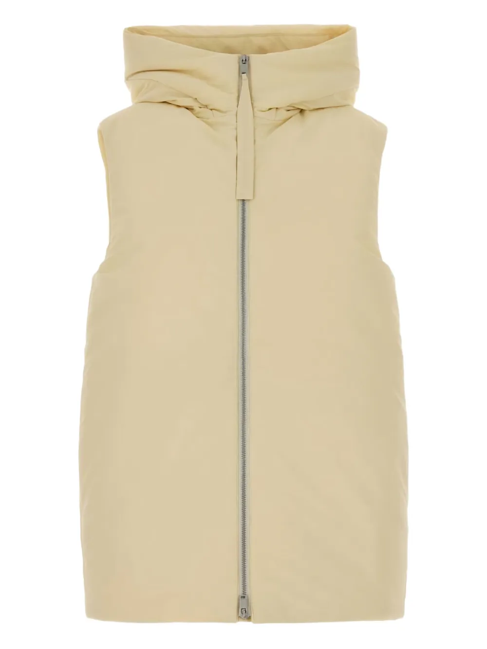 

Стеганый жилет с капюшоном JIL SANDER, нейтральный