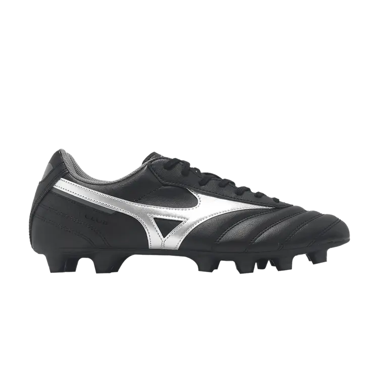 

Кроссовки Mizuno Morelia 2 Club Black Galaxy Silver, черный