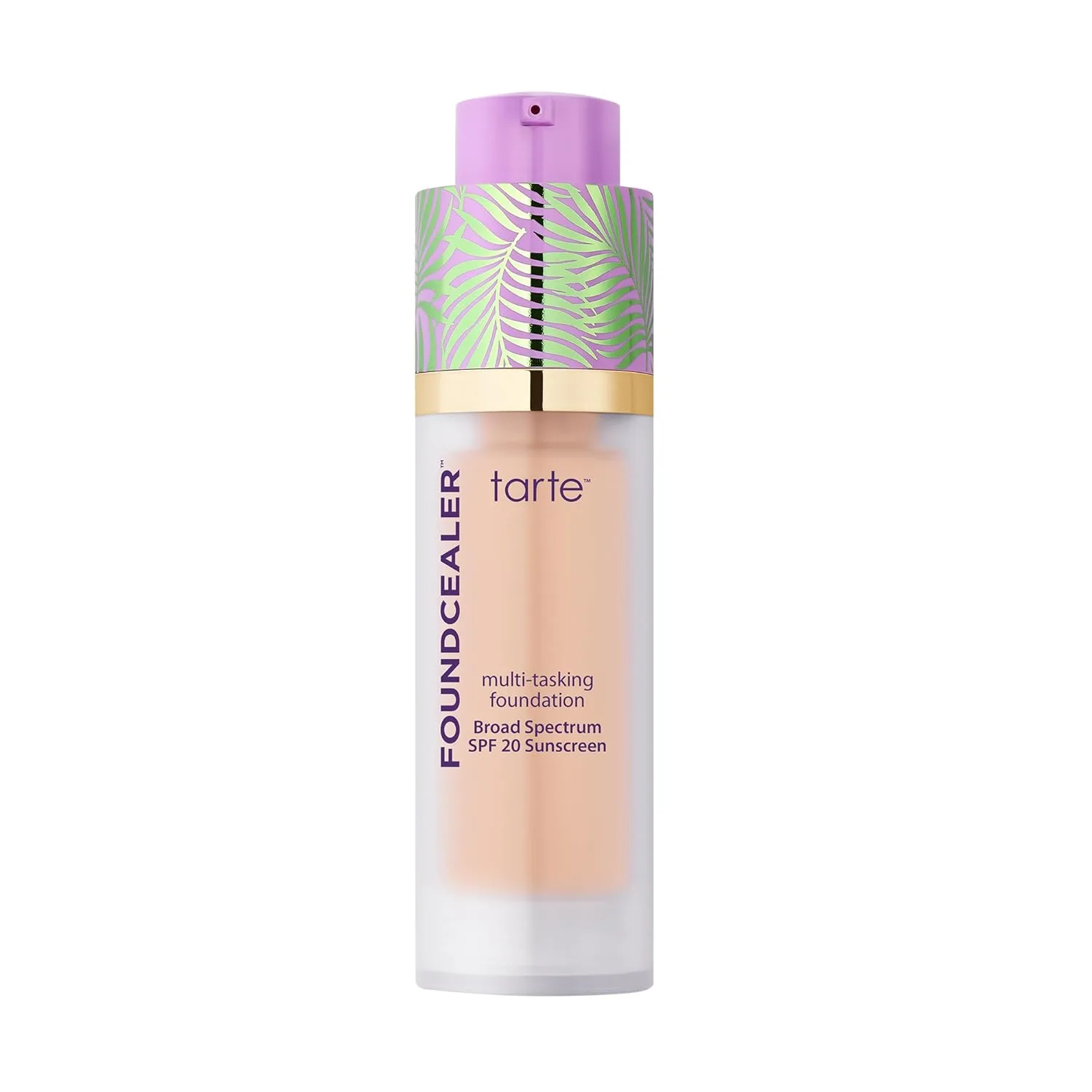 Tarte Babassu Foundcealer Dewy Foundation Broad Spectrum SPF 20 - тональный крем и консилер в одном, с SPF, веганский уходовый макияж с сияющим средним покрытием, cruelty free, 16B fair-light beige