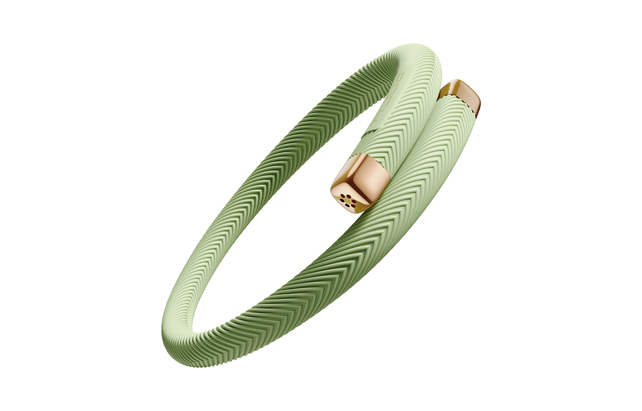 

Браслет Doraemon Fresh Look от комаров, спортивный силиконовый браслет для баскетбола, мерч IP ROCK, зеленый