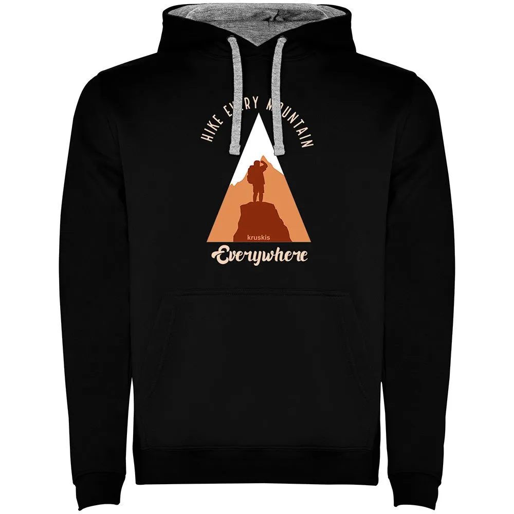 

Худи Kruskis Hike Every Mountain Two-Colour, черный
