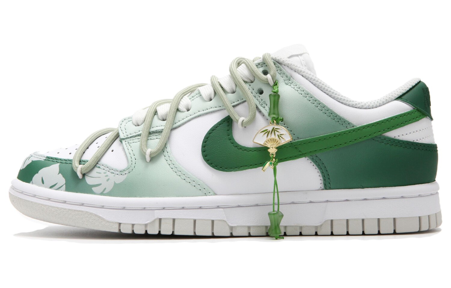 

Кроссовки для скейтбординга Dunk унисекс с низким верхом, белый/зеленый Nike