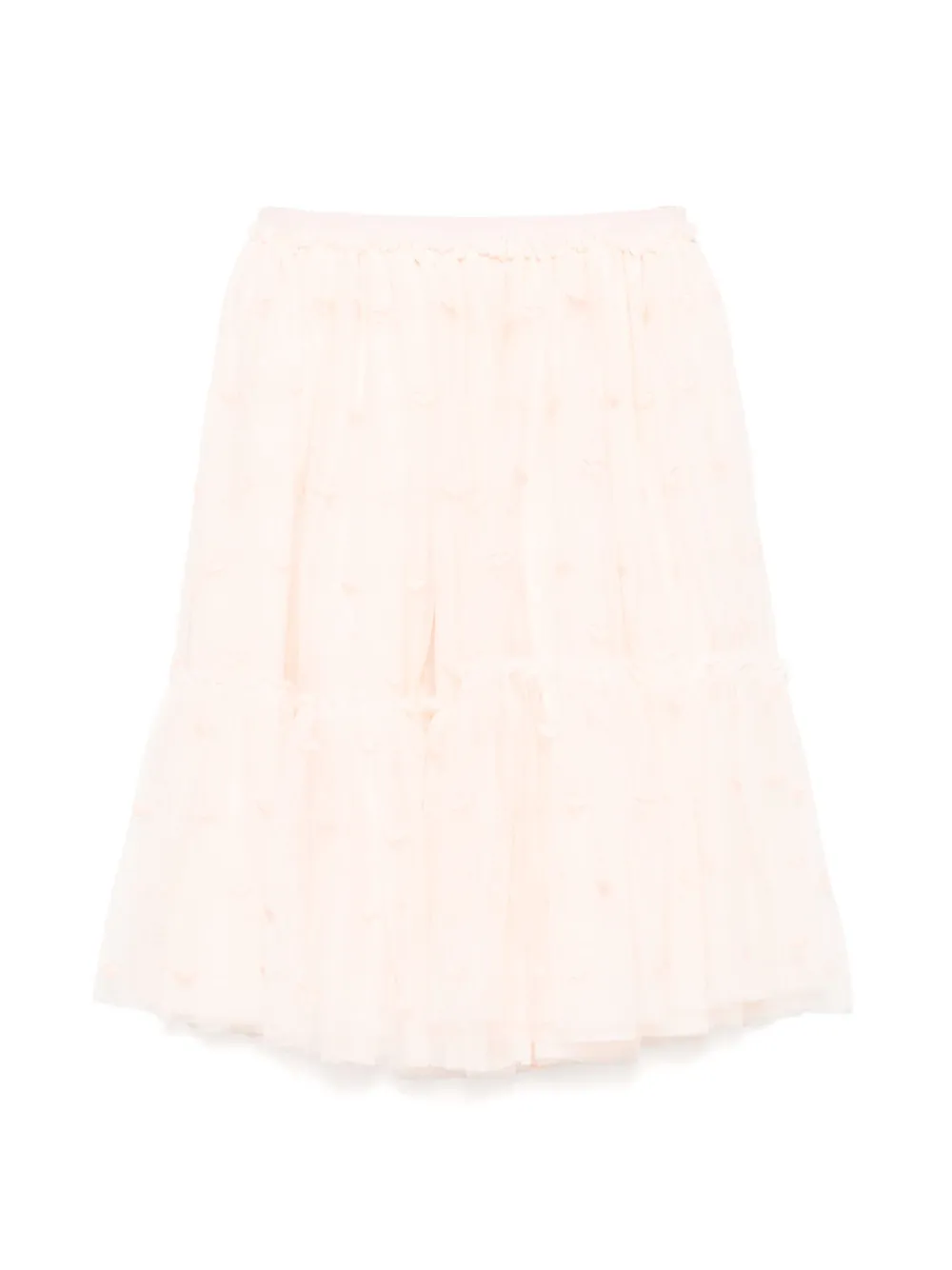 Пышная юбка с вышивкой Stella McCartney Kids, розовый — фото 2