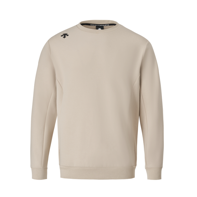 

Тренировочный спортивный свитшот с круглым вырезом Unisex DESCENTE, br-коричневый