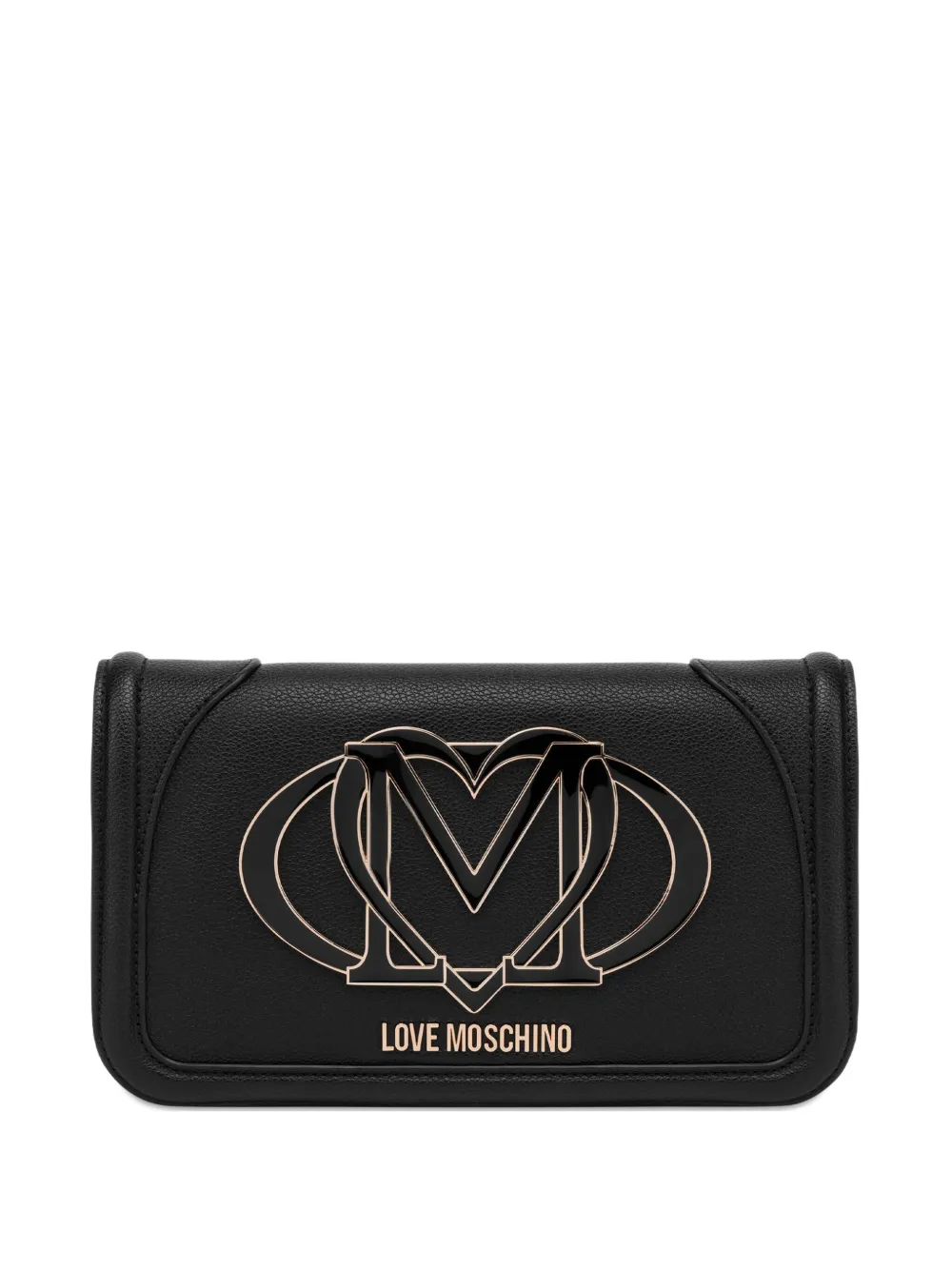 

Клатч с логотипом Love Moschino, черный