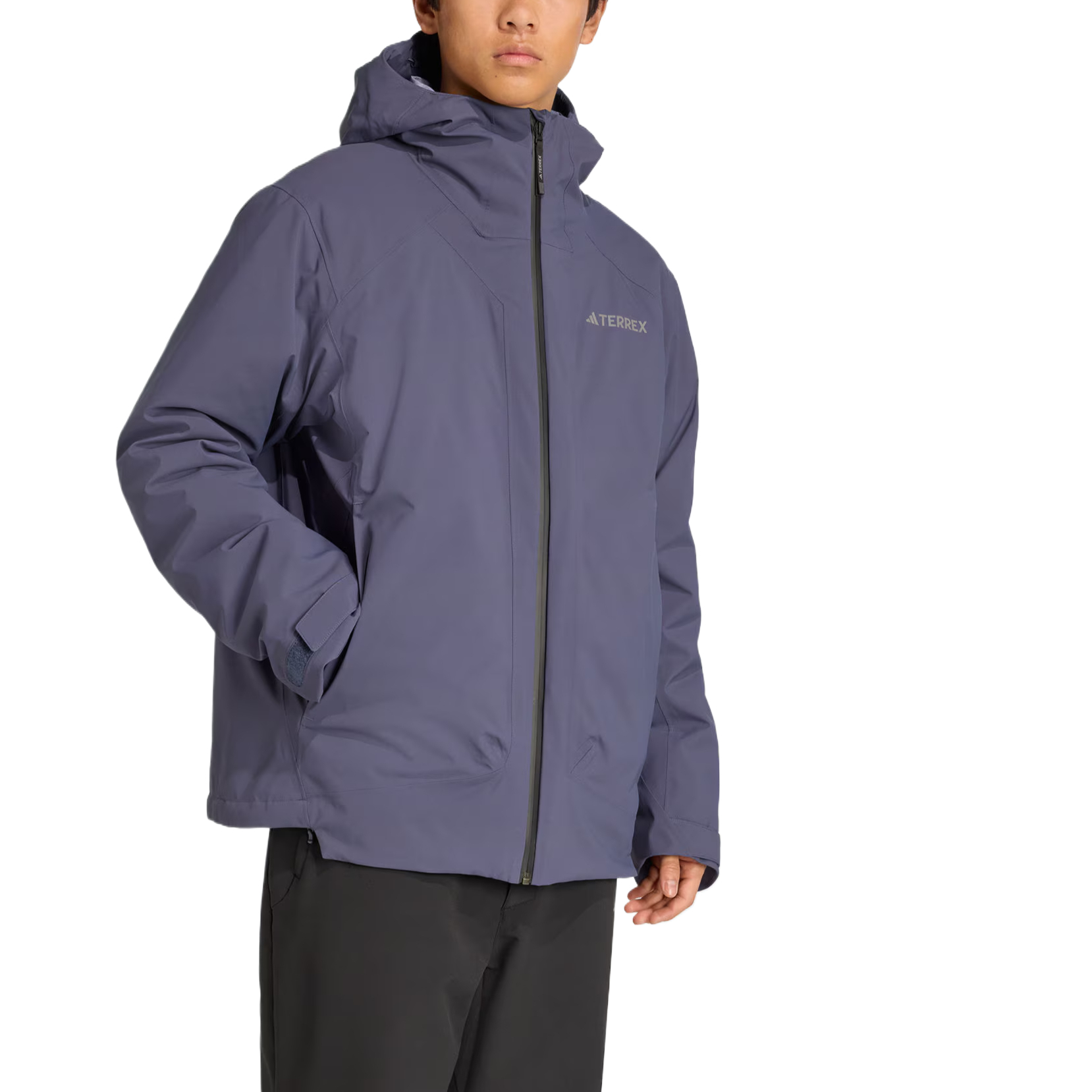 Adidas Термо ветровка Terre Waterproof, Windproof, Abrasion Resistant мужская темно-синий — фото 4